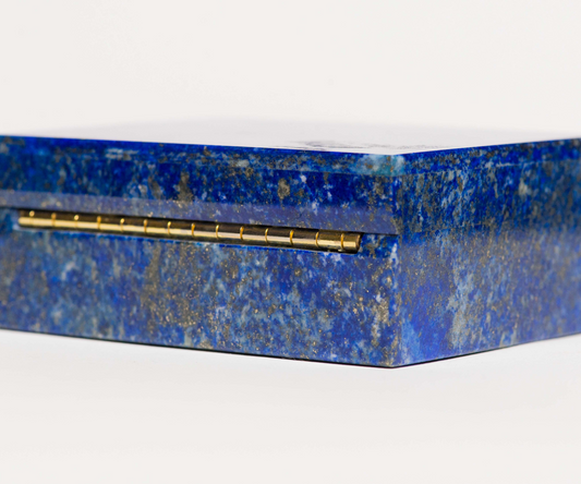 564gr Beautiful Lapis Lazuli Mini Box, Lapis Box, Lapis Jewelry Box
