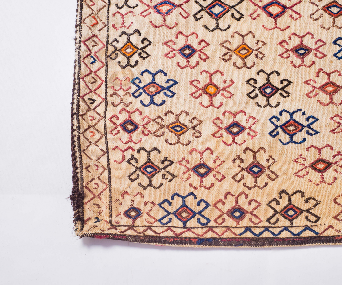 Unique Mid-19th Century Beluch Khourjeen-Torbah - Hand-Woven, Embroidered, Naturally Dyed | Handmade