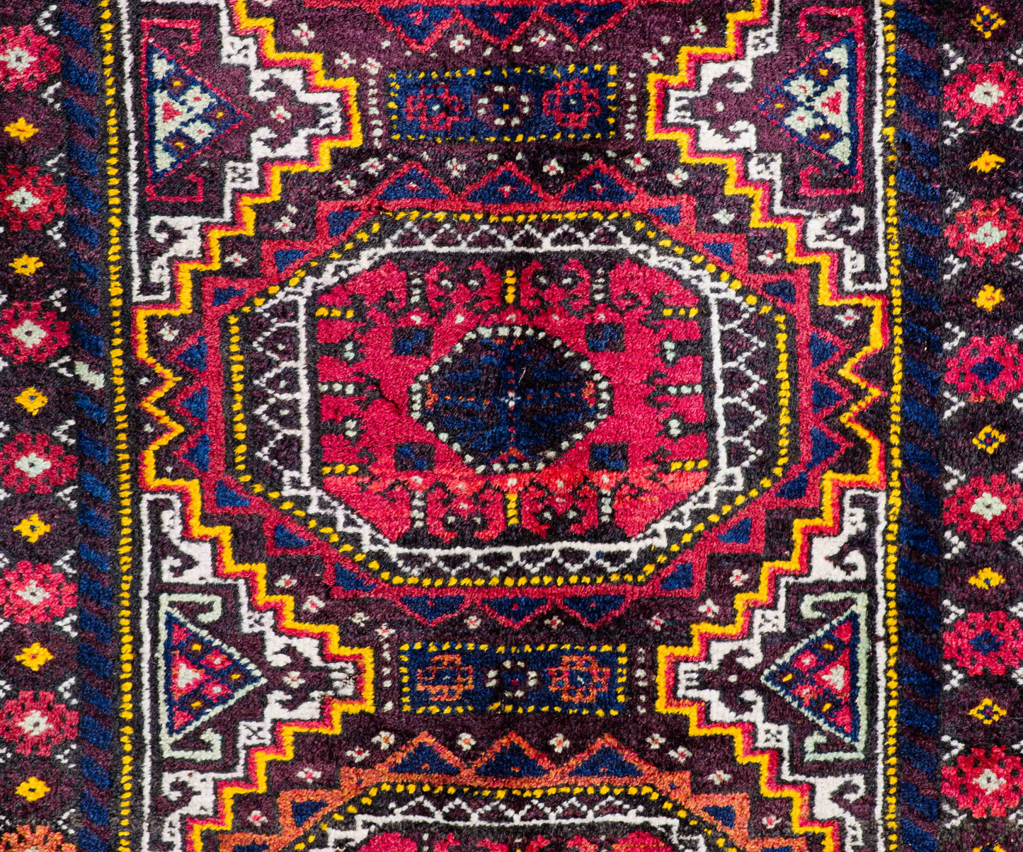 Unique Hand-Knotted Beluch Runner - Naturally Dyed Wool, Herat