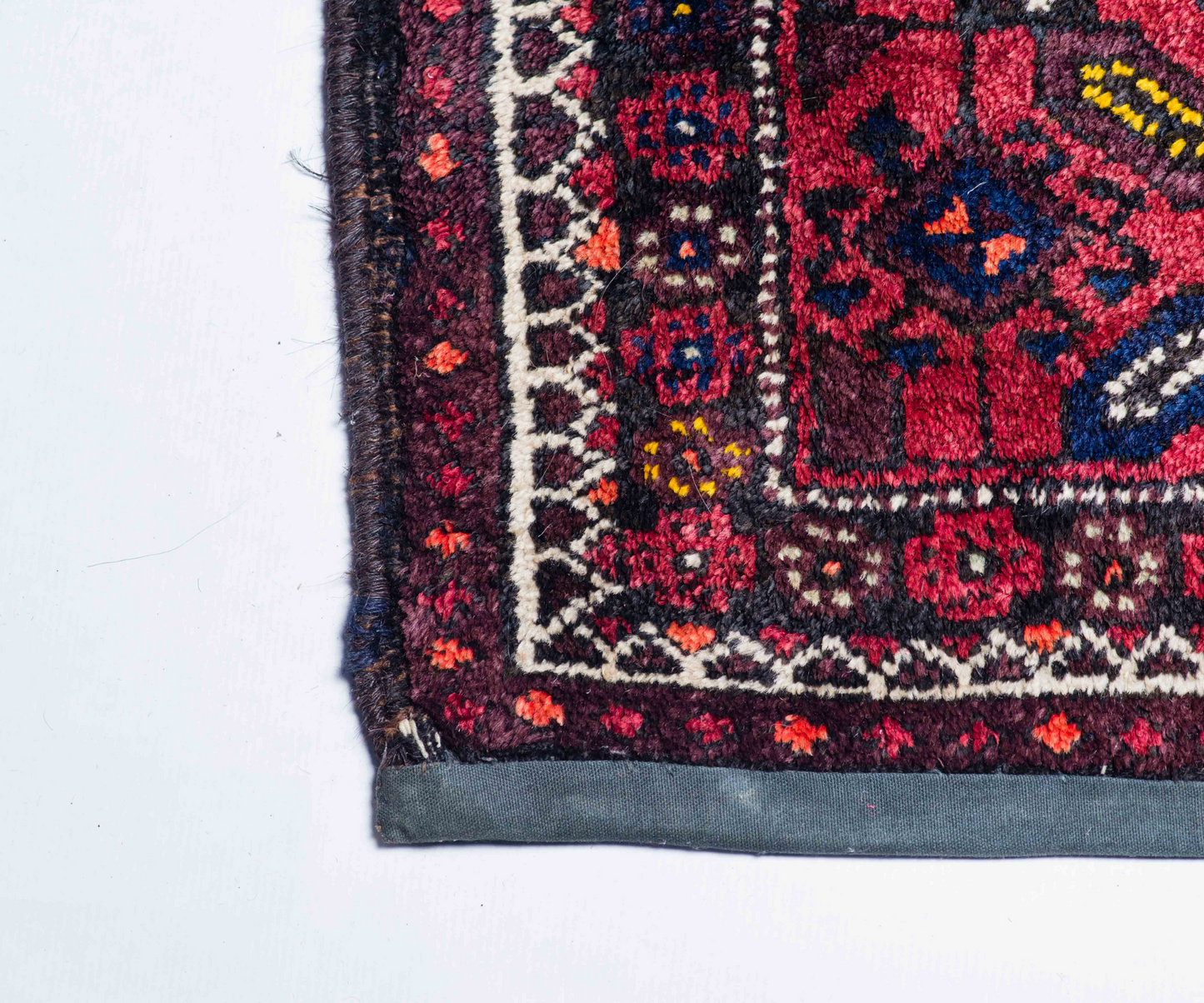 Unique Hand-Knotted Beluch Runner - Naturally Dyed Wool, Herat