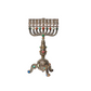 Menorah Candel  Metal silver polish From Bukhara