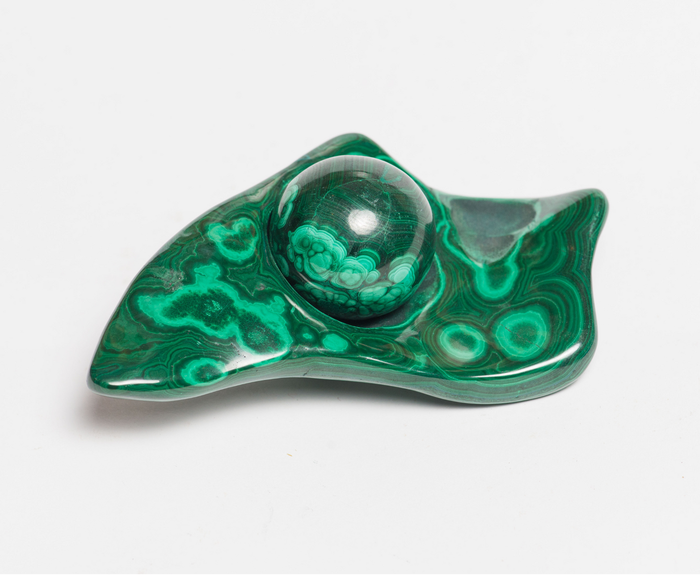 Polished Malachite Crystal- Crystal Healing, Home Decor, Gift