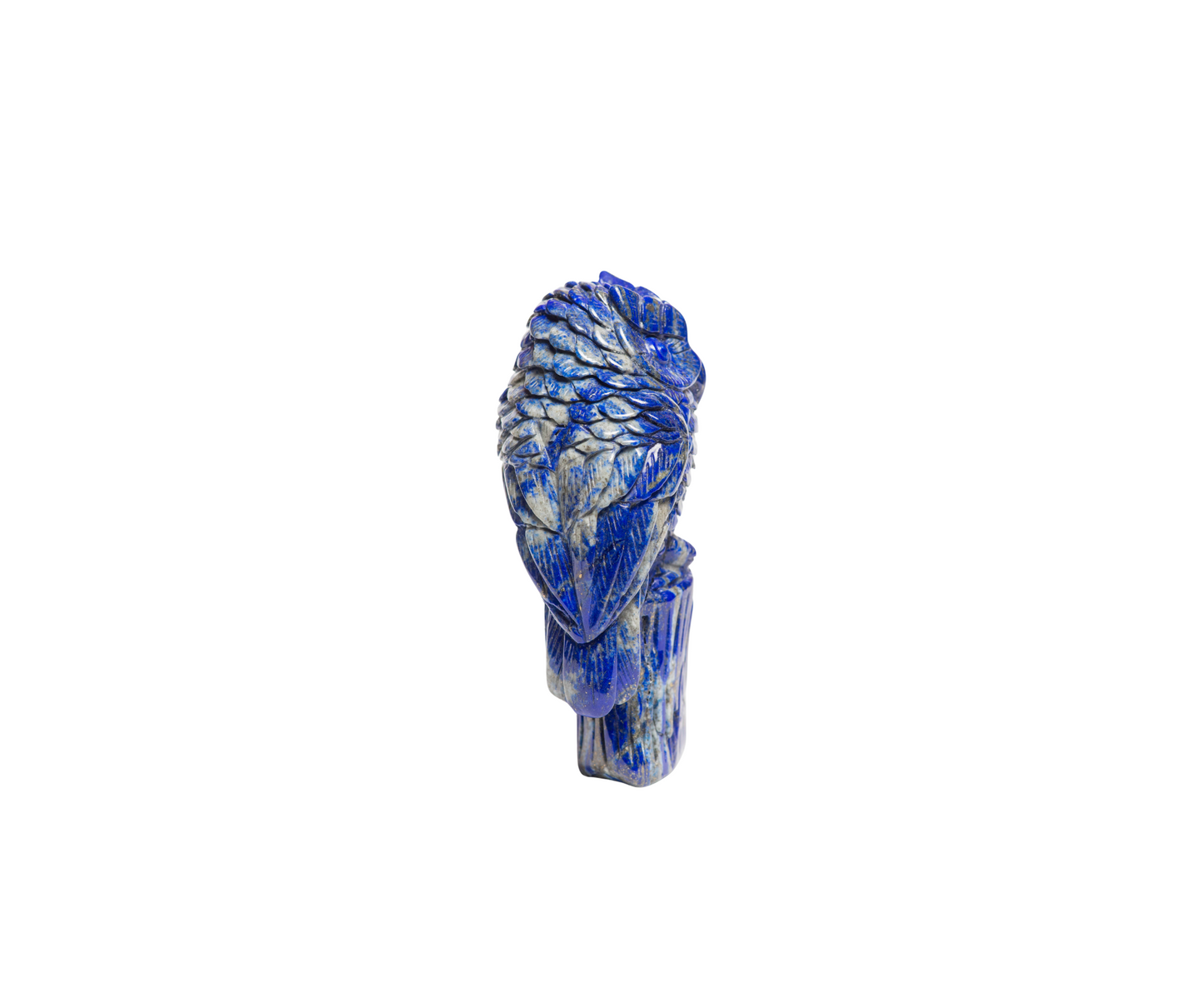 Lapis Owl, hand carved, Crystal Owl, Crystal Carved, carved gemstone, carved Figurine, Crystal Animal,