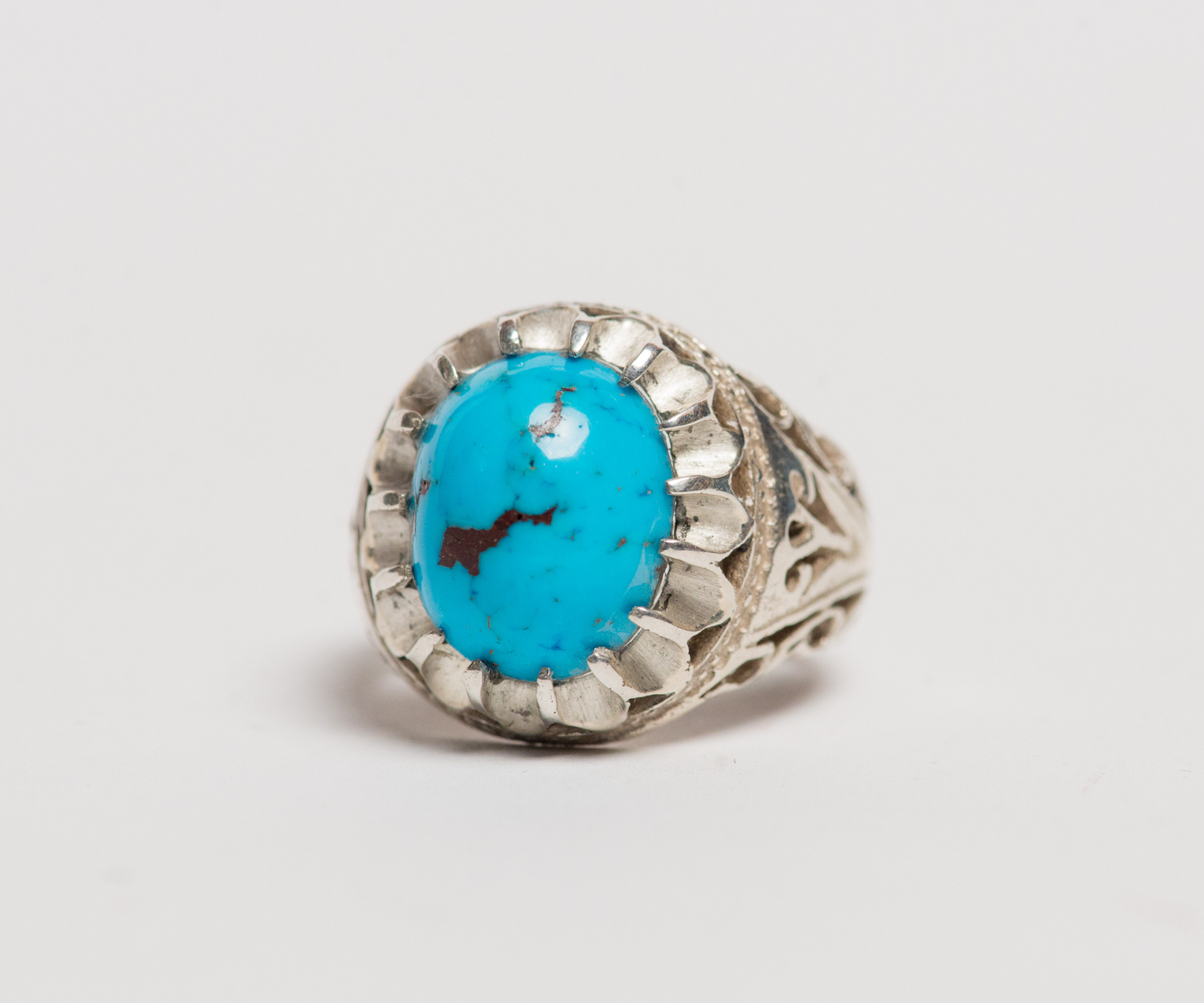 Natural Turquoise Ring,Turquoise Ring, Sterling Silver