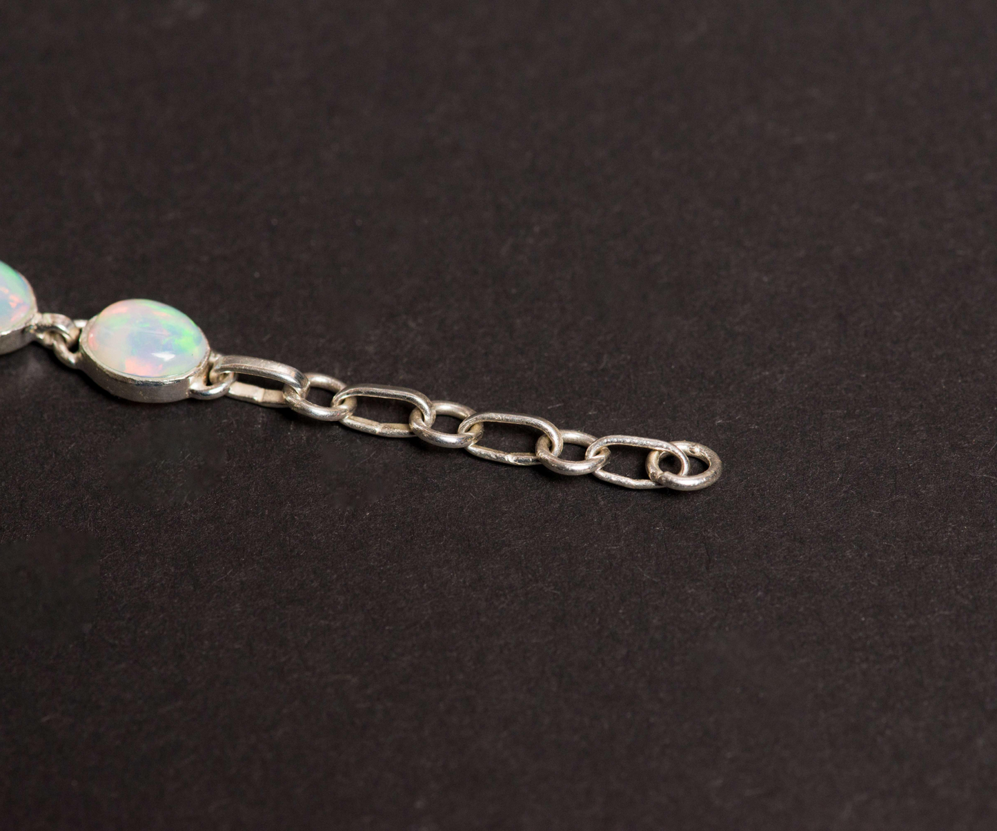 Ethiopian Opal Bracelet, Welo opal bracelet, Real opal silver bracelet , 925 Sterling Silver Opal bracelet,