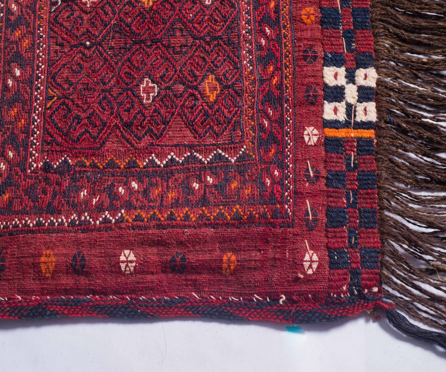 Rare 19th Century Turkmen Sarah Jalar: Exquisite Wool Tent Hanger | Handcrafted Collectible | Naturally Dyed