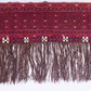 Rare 19th Century Turkmen Sarah Jalar: Exquisite Wool Tent Hanger | Handcrafted Collectible | Naturally Dyed