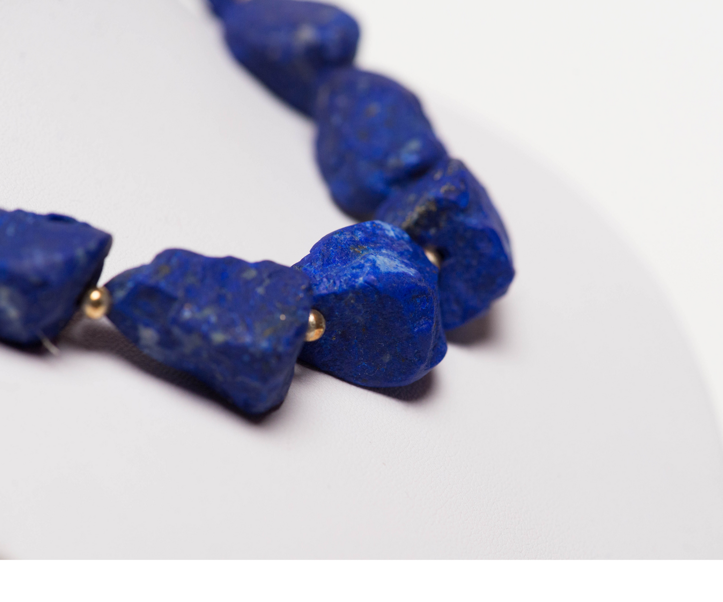 Raw High Quality Lapis Lazuli Afghanistan Rough Stone Necklace