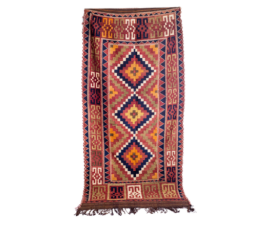 Unearth a Gem: Hand-Knotted Dasterkhan Uzbek Rug from Afghanistan |