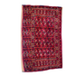 "Rare 19th Century Turkmen Blanket - Hand-Knotted Front, Woven Back, Naturally Dyed Wool"