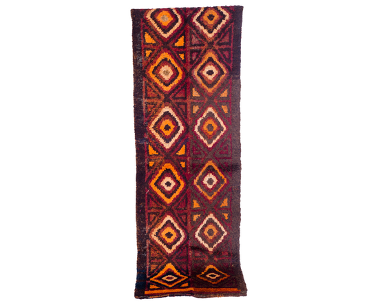 Uzbek Churakhist Wool Rug - Tent Interior Design | Hand-Knotted