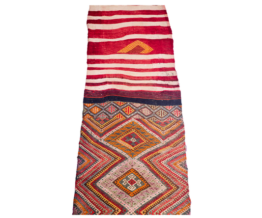 Handwoven Kilim Soumak from Central Afghanistan - Hazara, 20th Century, HANDMADE