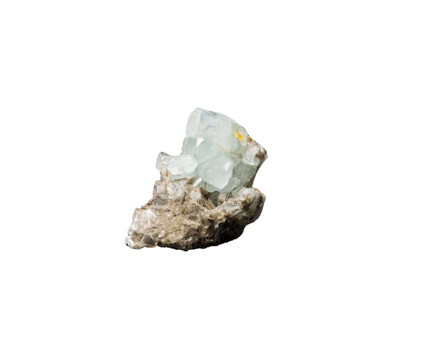 Natural Sky Blue Color Aquamarine with Mica, Aquamarine Crystal, Raw Mineral, Aquamarine Specimen - 288 gr