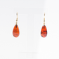 Natural Baltic Amber Drop Earrings, Sterling Silver