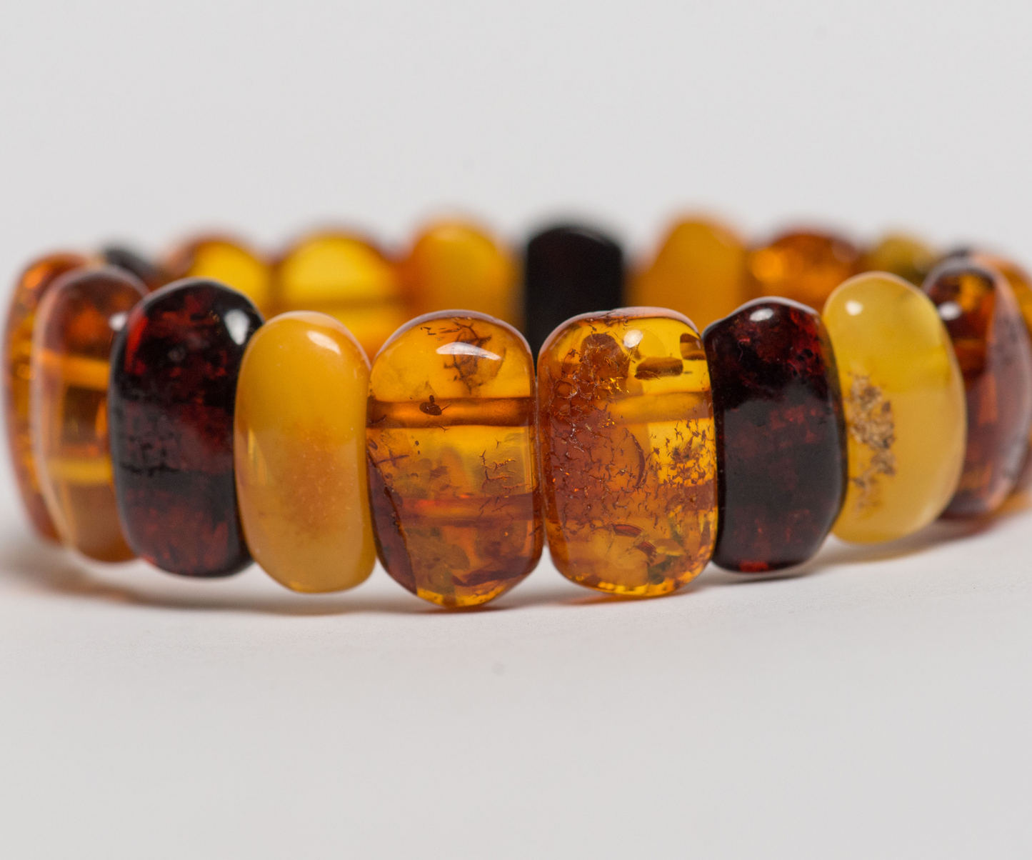 Raw Baltic Amber Bracelet, Brown Amber Gemstone Armband, thin tiny Handmade Bracelet, Gemstone bracelet