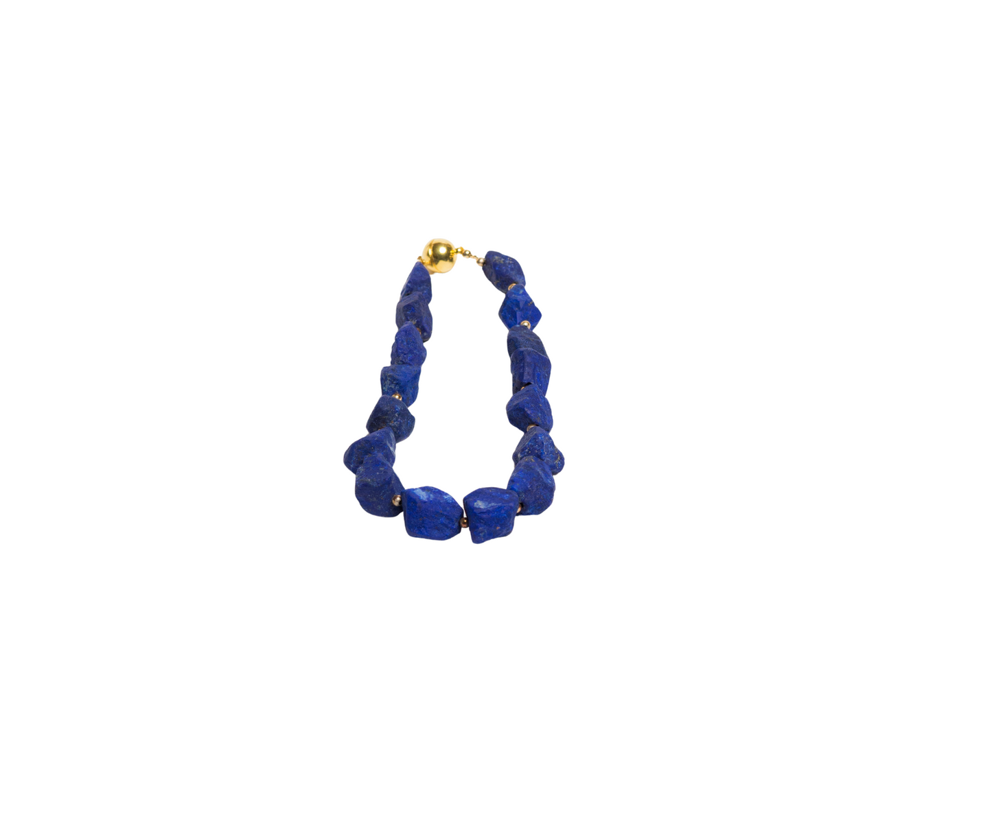 Raw High Quality Lapis Lazuli Afghanistan Rough Stone Necklace