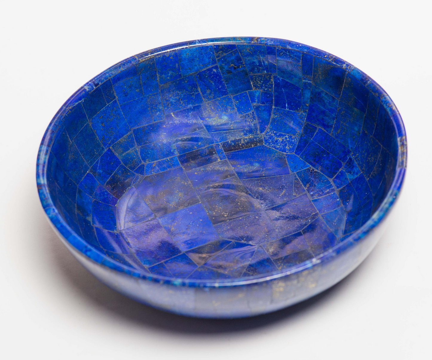 Beautiful Large Lapis Lazuli Mosaic Bowl