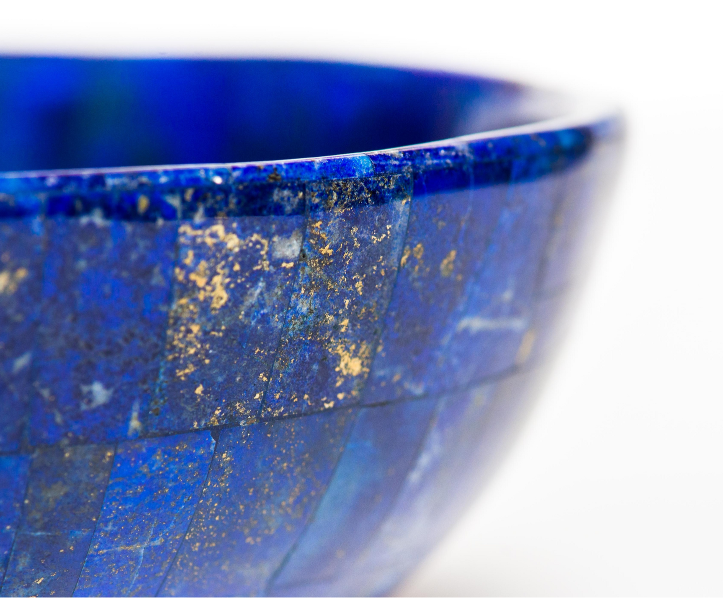 Beautiful Large Lapis Lazuli Mosaic Bowl