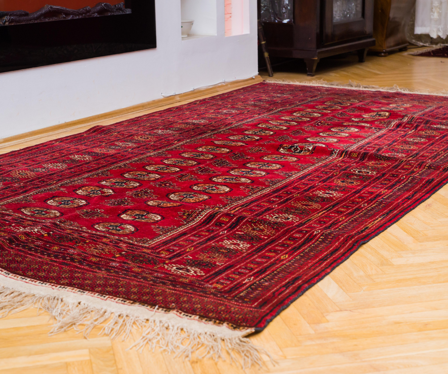 Finest Hand-Knotted Afghan Carpet - Maimana Province, Wool