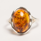 Amber Rings Silver 925