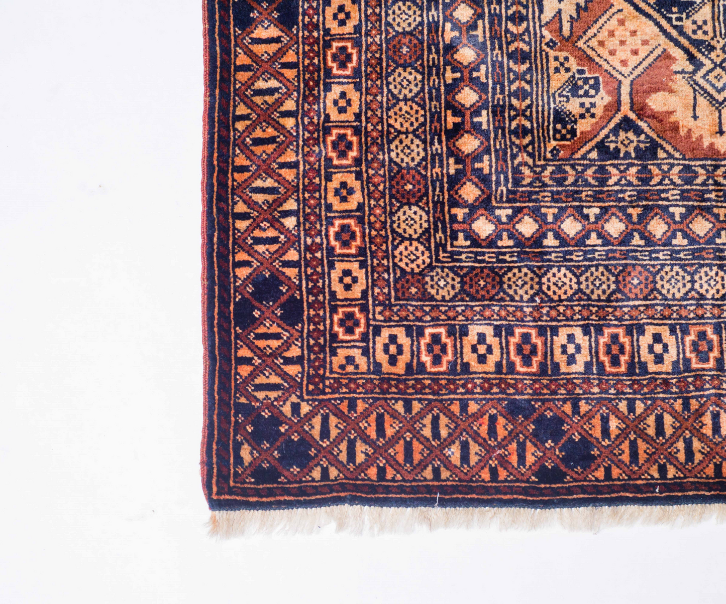 Handmade 20th Century Beluch Jal Rug - Hand-Knotted, Naturally Dyed Wool