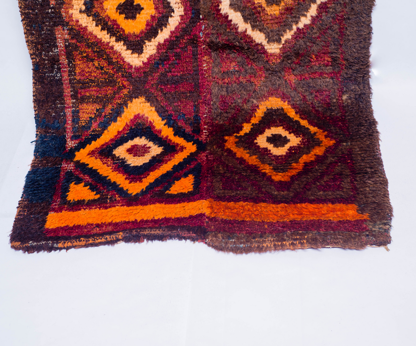 Uzbek Churakhist Wool Rug - Tent Interior Design | Hand-Knotted