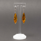 Baltic Amber Earrings Teardrop Earrings Sterling Silver