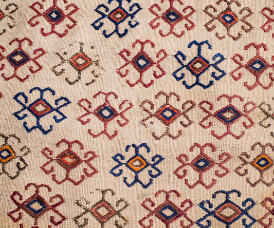 Unique Mid-19th Century Beluch Khourjeen-Torbah - Hand-Woven, Embroidered, Naturally Dyed | Handmade