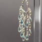 Aquamarine Quartz Waterfall Earrings