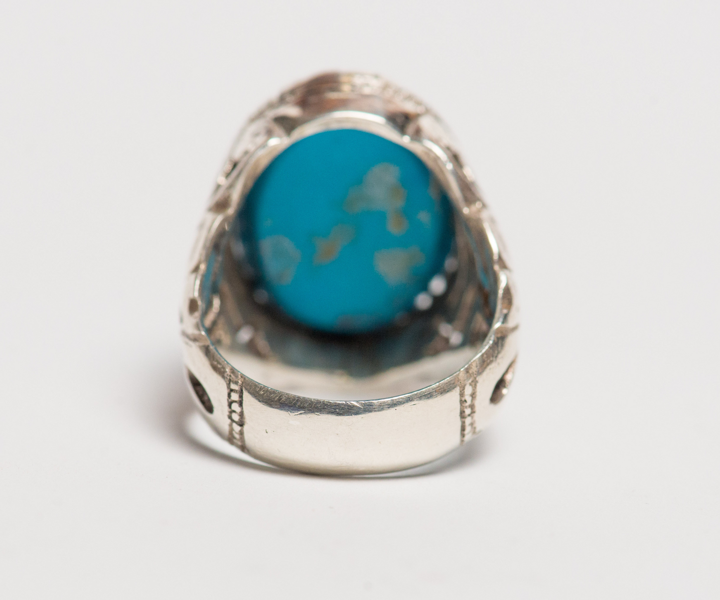 Natural Turquoise Ring,Turquoise Ring, Sterling Silver