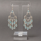 Aquamarine Quartz Waterfall Earrings