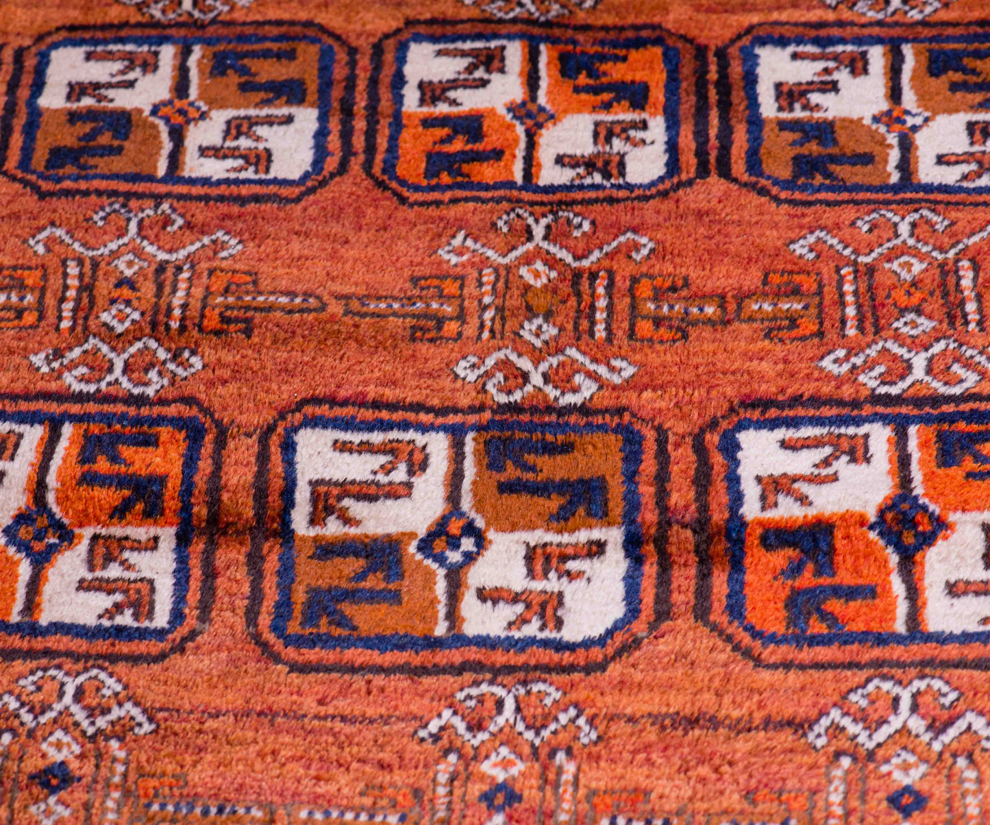 Vintage Beluch Runner Carpet - Western Afghan Heritage from Farah Province