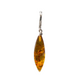 Baltic Amber Earrings Teardrop Earrings Sterling Silver