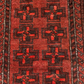 Handmade 19th Century Ersari Prayer Rug - Hand-Knotted, Turkmen Tribe