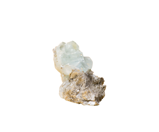 Natural Sky Blue Color Aquamarine with Mica, Aquamarine Crystal, Raw Mineral, Aquamarine Specimen - 288 gr