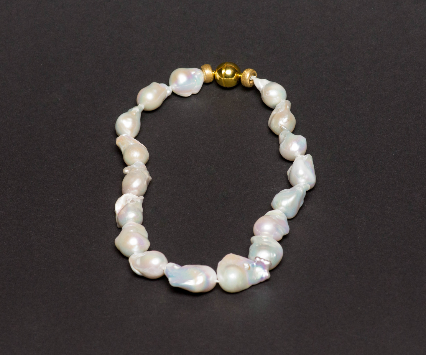 Large Nucleated Fireball White Baroque Genuine Freshwater Pearls Jewellery Making