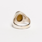 Ring Tigers Eye Silver Ring - Tiger Eye Ring - Signet Ring Men ,women