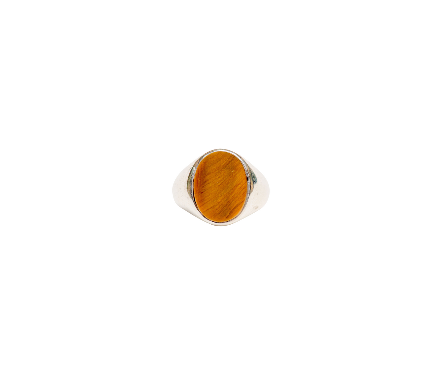 Ring Tigers Eye Silver Ring - Tiger Eye Ring - Signet Ring Men ,women