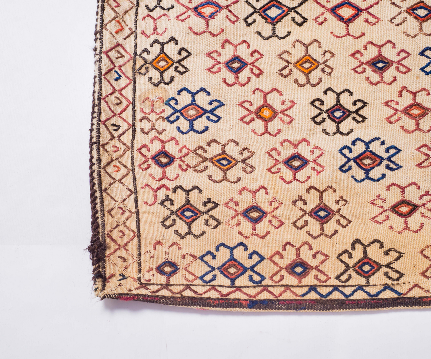 "Unique Mid-19th Century Beluch Khourjeen-Torbah - Hand-Woven, Embroidered, Naturally Dyed | Handmade