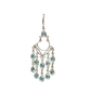 Aquamarine Quartz Waterfall Earrings