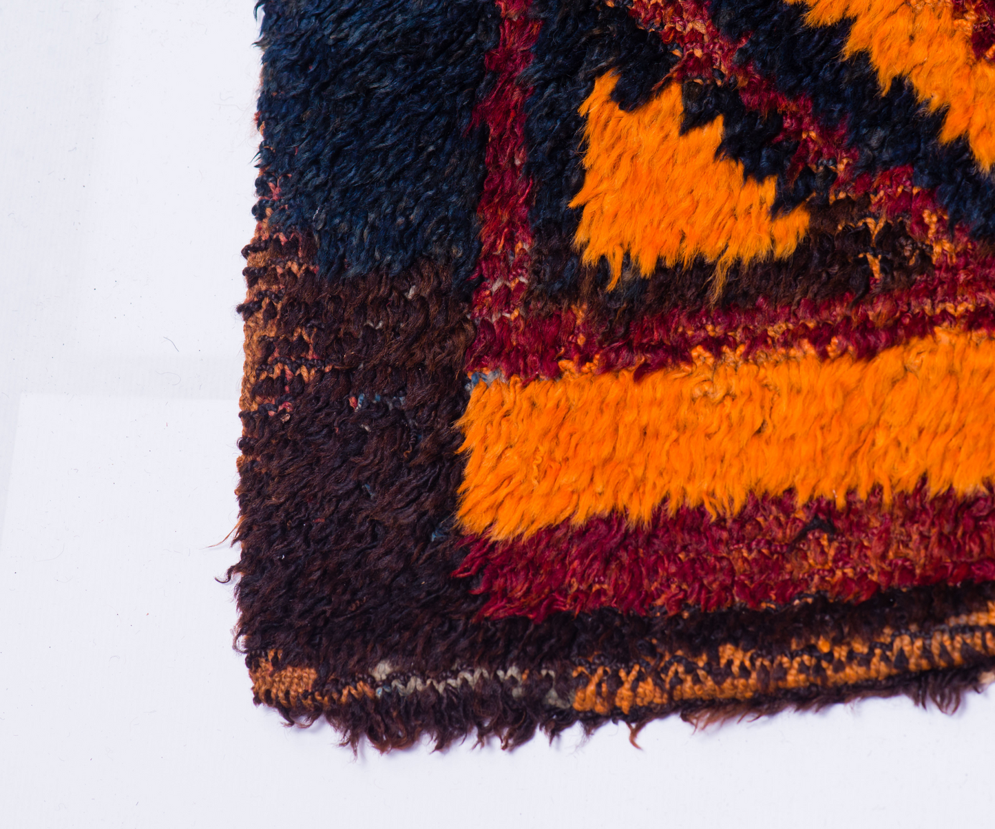 Uzbek Churakhist Wool Rug - Tent Interior Design | Hand-Knotted