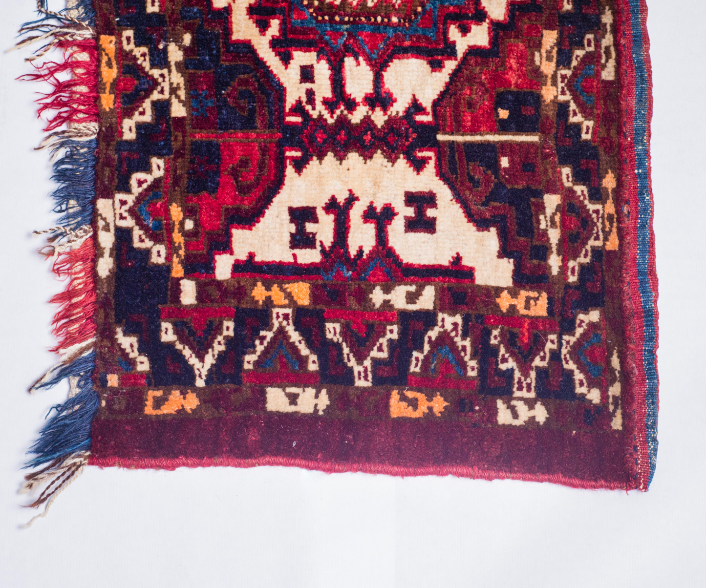 Turkmen Ersari: Hand-Knotted Wool Tent Hanger, Unique Piece