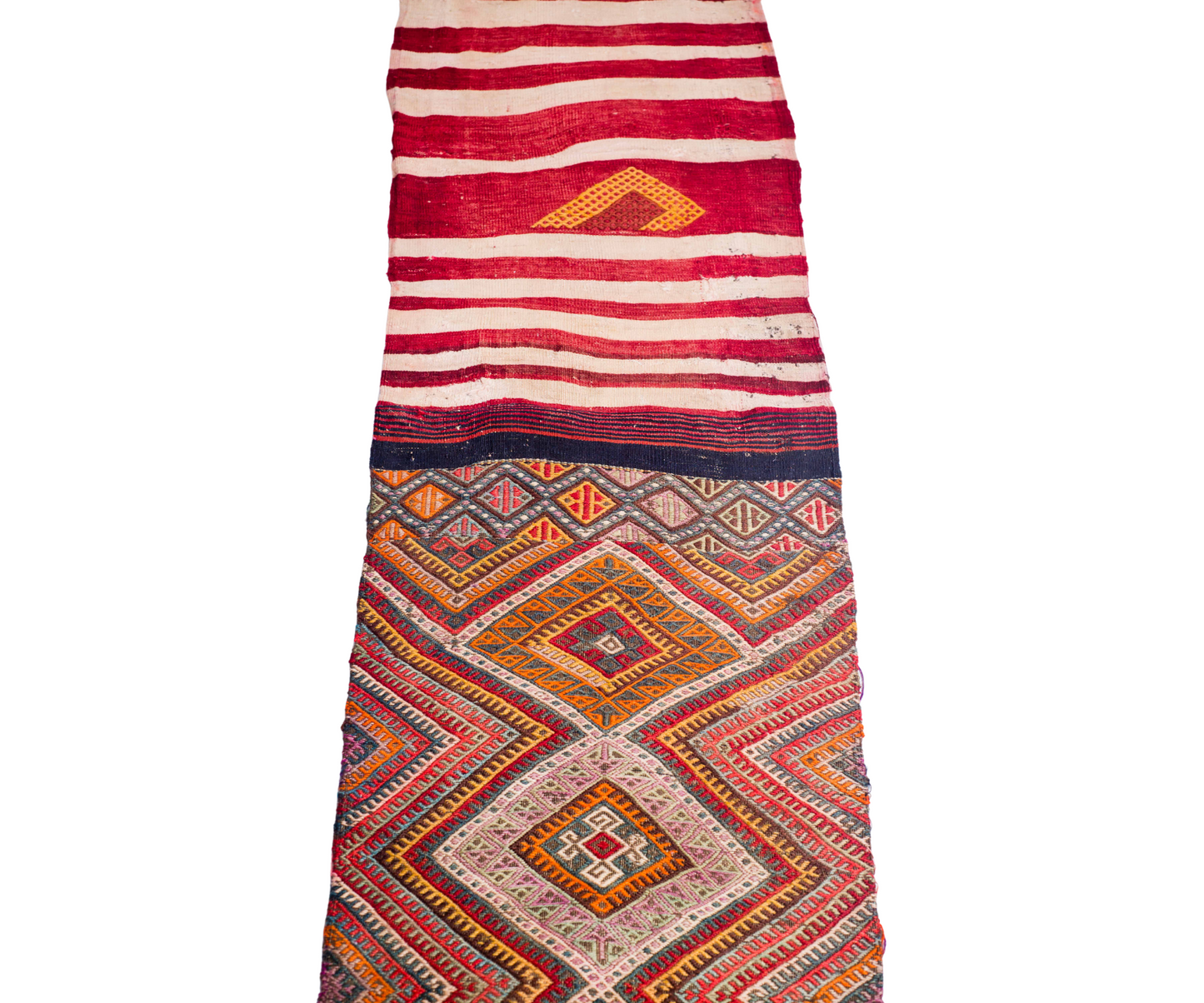 Embroidered Kilim Soumak - 20th Century, Hazara, Central Afghanistan