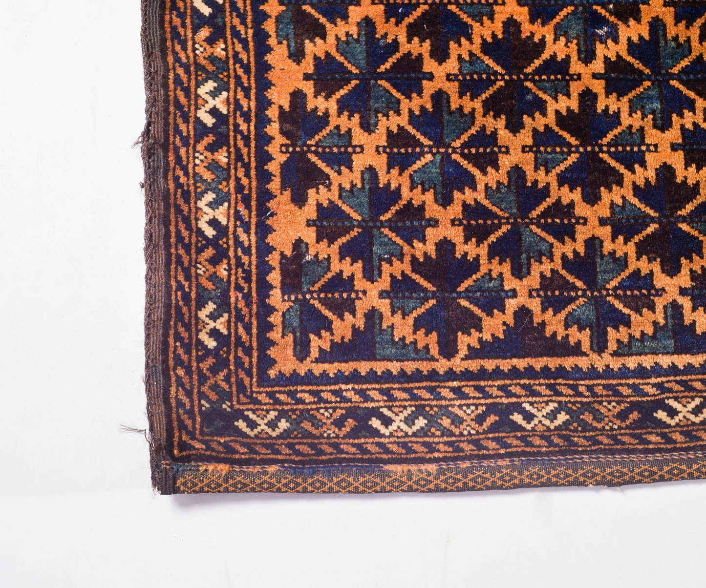 19th Century Beluch Torbah-Khourjeen from Herat Province, Afghanistan - Hand-Knotted Front, Hand-Woven Back