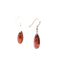 Natural Baltic Amber Drop Earrings, Sterling Silver