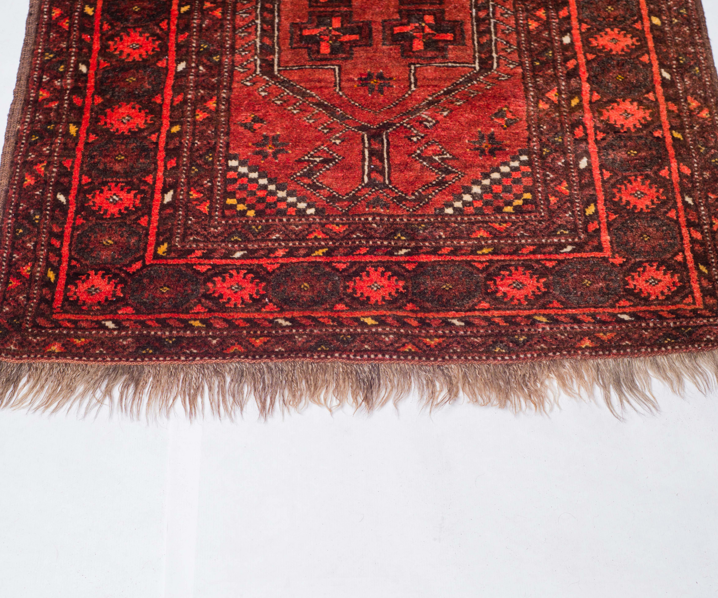 Handmade 19th Century Ersari Prayer Rug - Hand-Knotted, Turkmen Tribe