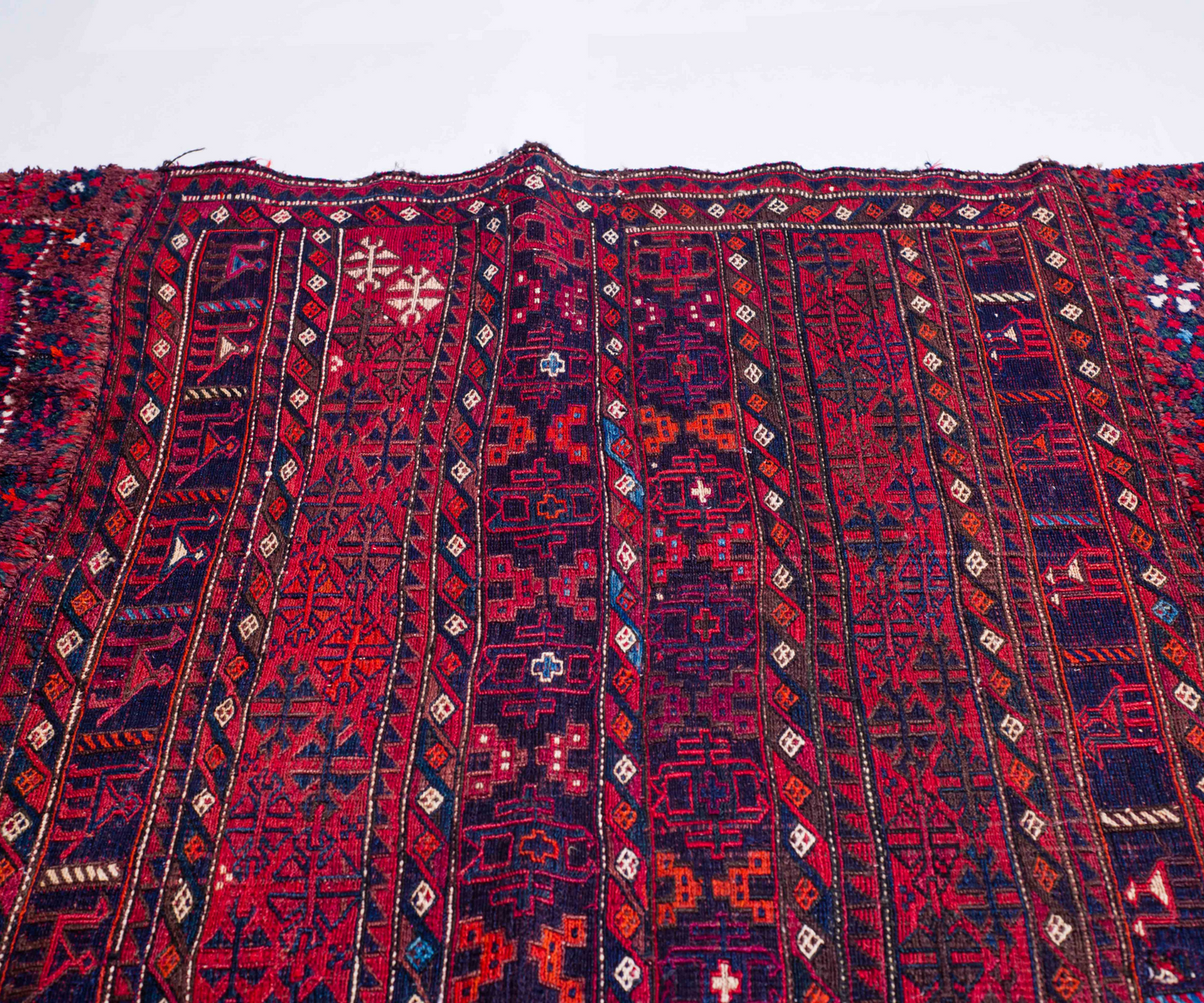 Hand-Embroidered Kelim Soumak - 20th Century, Persian Craftsmanship