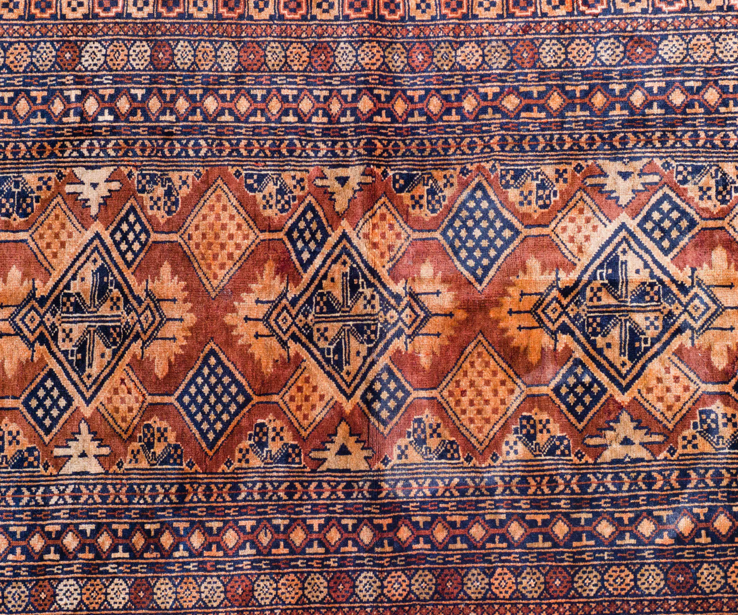 Handmade 20th Century Beluch Jal Rug - Hand-Knotted, Naturally Dyed Wool