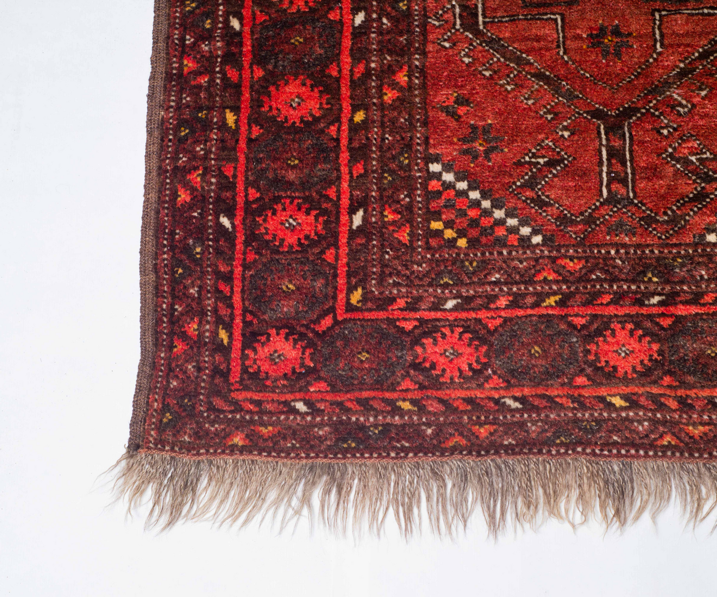 Handmade 19th Century Ersari Prayer Rug - Hand-Knotted, Turkmen Tribe