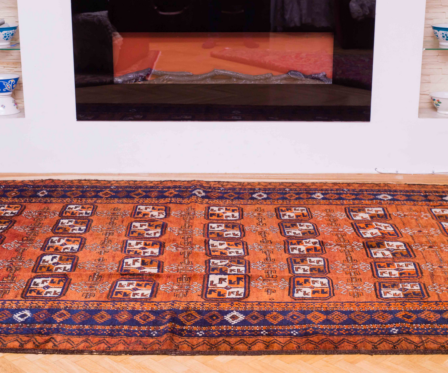 Vintage Beluch Runner Carpet - Western Afghan Heritage from Farah Province